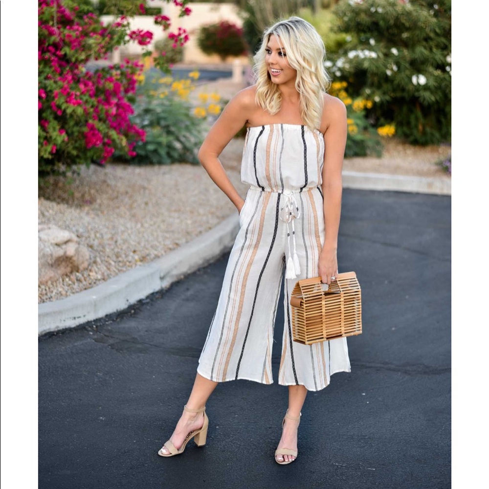 NWT Strapless Jumpsuit from VICI